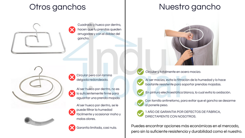 Ganchos tendedero clearance